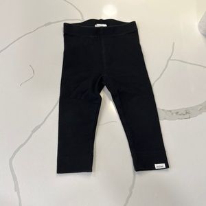 Miles baby black leggings size 12 months
